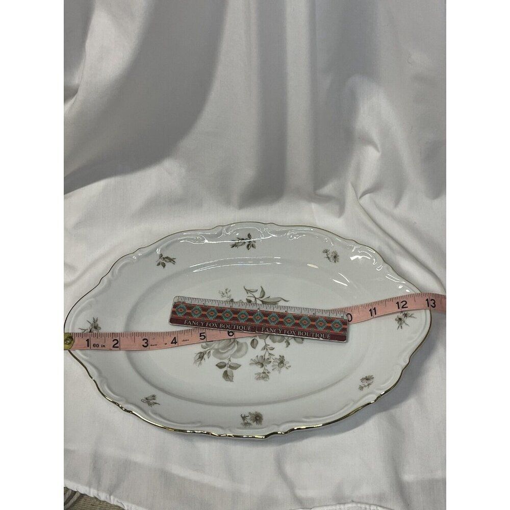 Platter Bavaria Made In Germany Charming Barbara Pattern  Large 15" Mitterteich - Picture 10 of 13